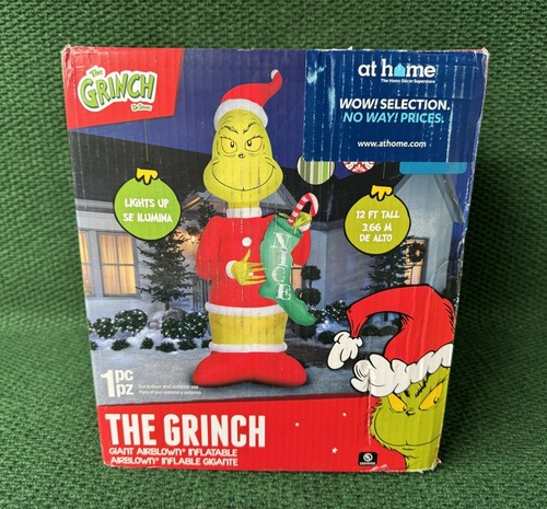 Gemmy airblown grinch - gemmy,