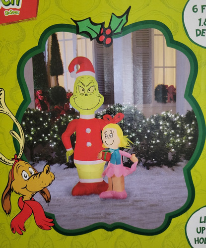 Gemmy the grinch with cindy - gemmy,