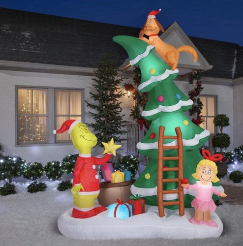 Grinch inflatable feet - grinch,