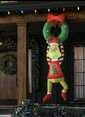 The grinch hanging airblown - the,