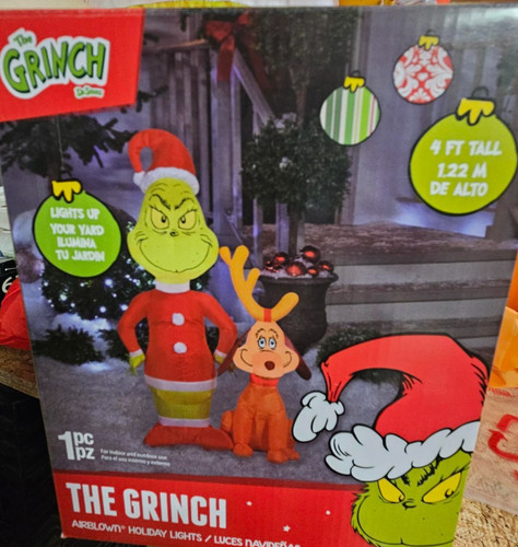 Gemmy 4ft tall - 4ft, grinch