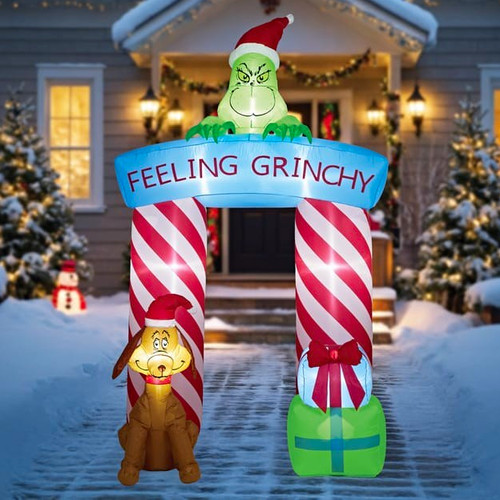 Giant grinch inflatable - grinch,