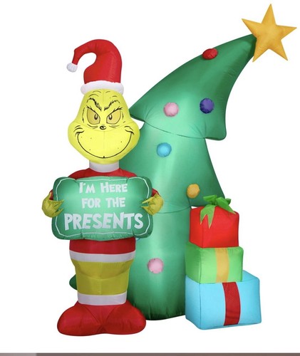Grinch inflatable christmas - grinch,