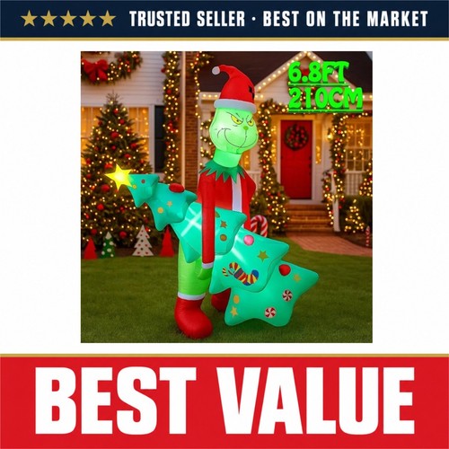 Inflatable grinch christmas - grinch,