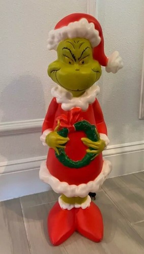 Gemmy the grinch wreath - the,