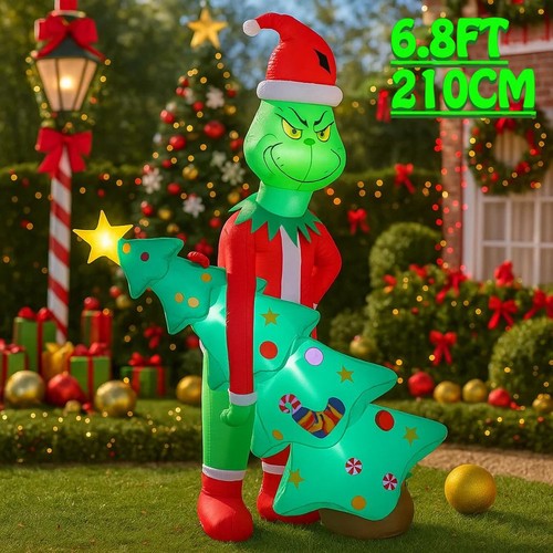 8ft grinch holding - 2.1m/6.8ft,