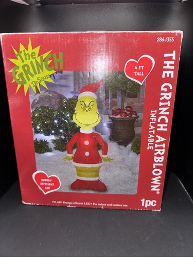 Gemmy the grinch 4 ft - the,