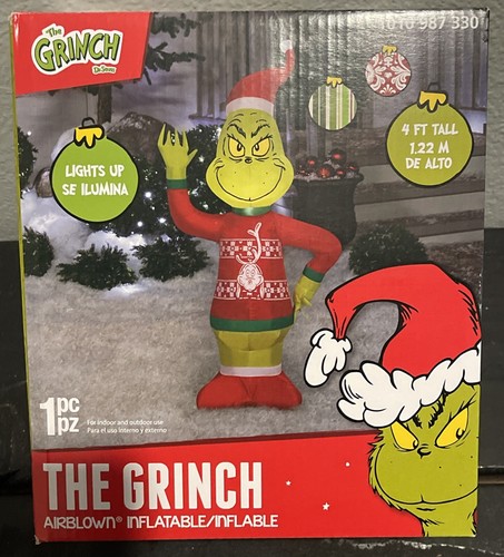 The grinch foot tall light - foot,