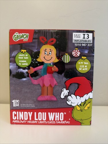 Gemmy grinch cindy lou - grinch,
