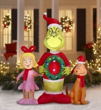 6’ Grinch, Cindy Lou & Max