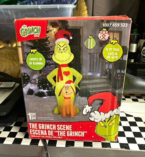 Gemmy airblown grinch max - grinch, &