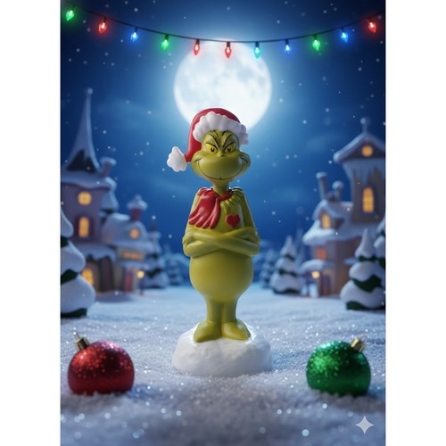 Grinch christmas blow mold - mold, 14"