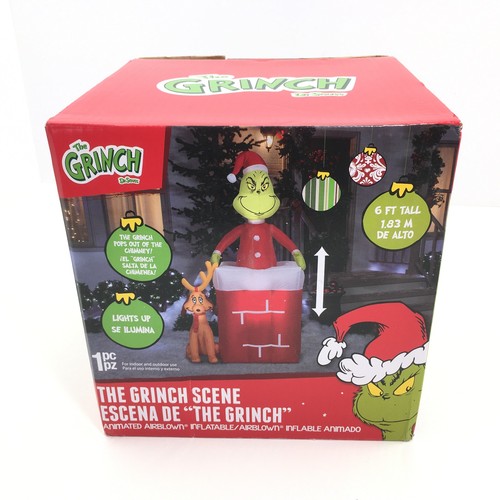 New gemmy 111590 grinch - grinch, &