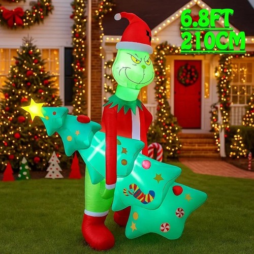 8ft outdoor grinch - grinch, tree