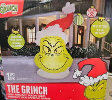 Gemmy 10.5ft Tall Grinch Head