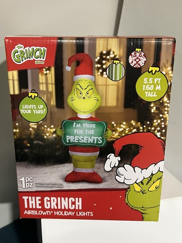 Gemmy grinch seuss - seuss, 5.5ft