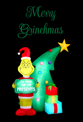 The grinch with christmas - with,