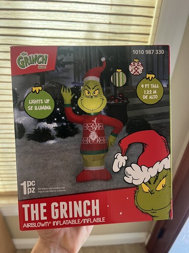 The grinch foot tall light - grinch, 4