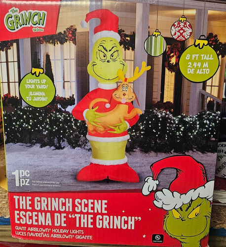 Gemmy 8ft tall - gemmy, grinch