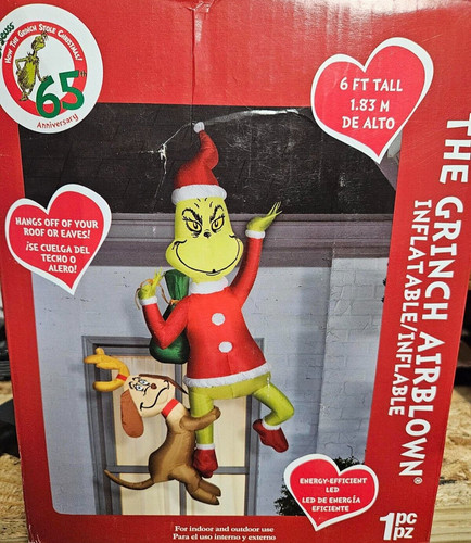 Gemmy 6ft tall seuss - 6ft,