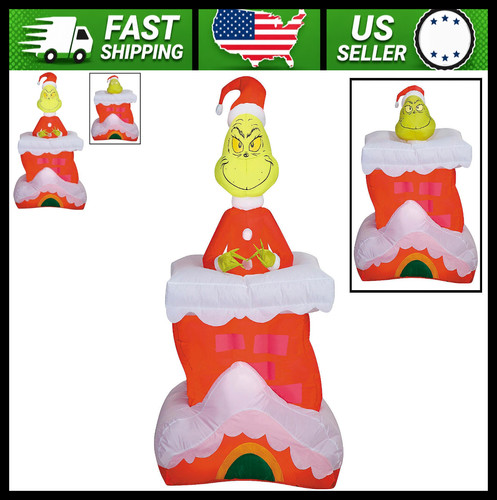 Gemmy animated grinch airblown - animated,