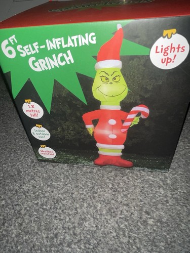 6ft grinch self inflating - grinch, self-inflating