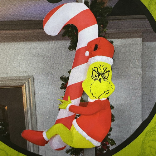 Gemmy christmas hanging grinch - gemmy,